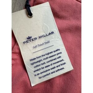 Peter Millar Crown Shorts 40 Men's Soft Twill Cotton Casual 8" Inseam Golf New